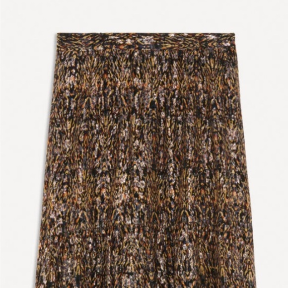 Ba&sh Gellio tiered printed midi skirt - Picture 2 of 2